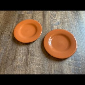Set of 2 Hausenware 8.75” Salad Plates (Orange)